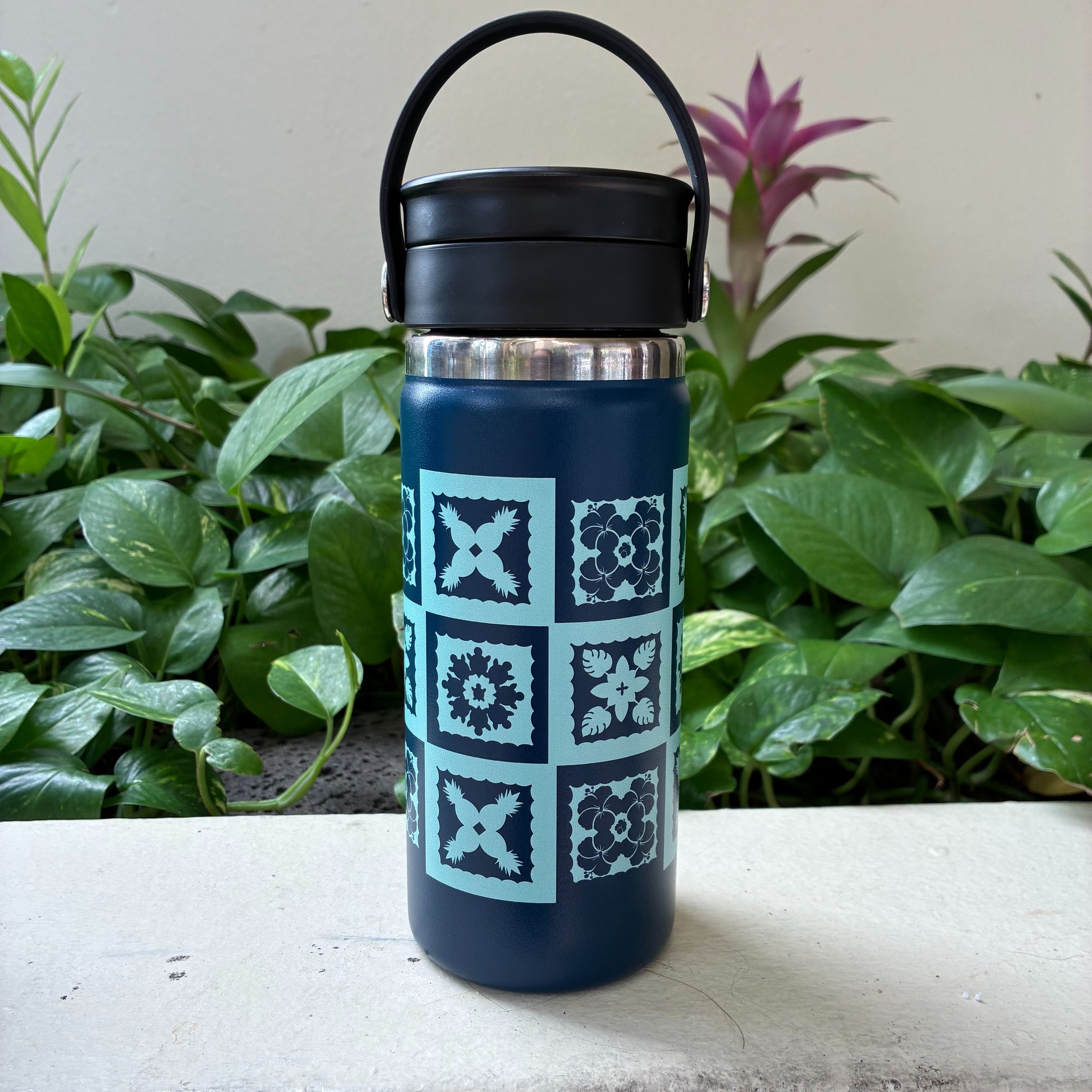 Hydro Flask - (Hawaiian Quilt) Wide Mouth w/ Flex Sip 16oz
