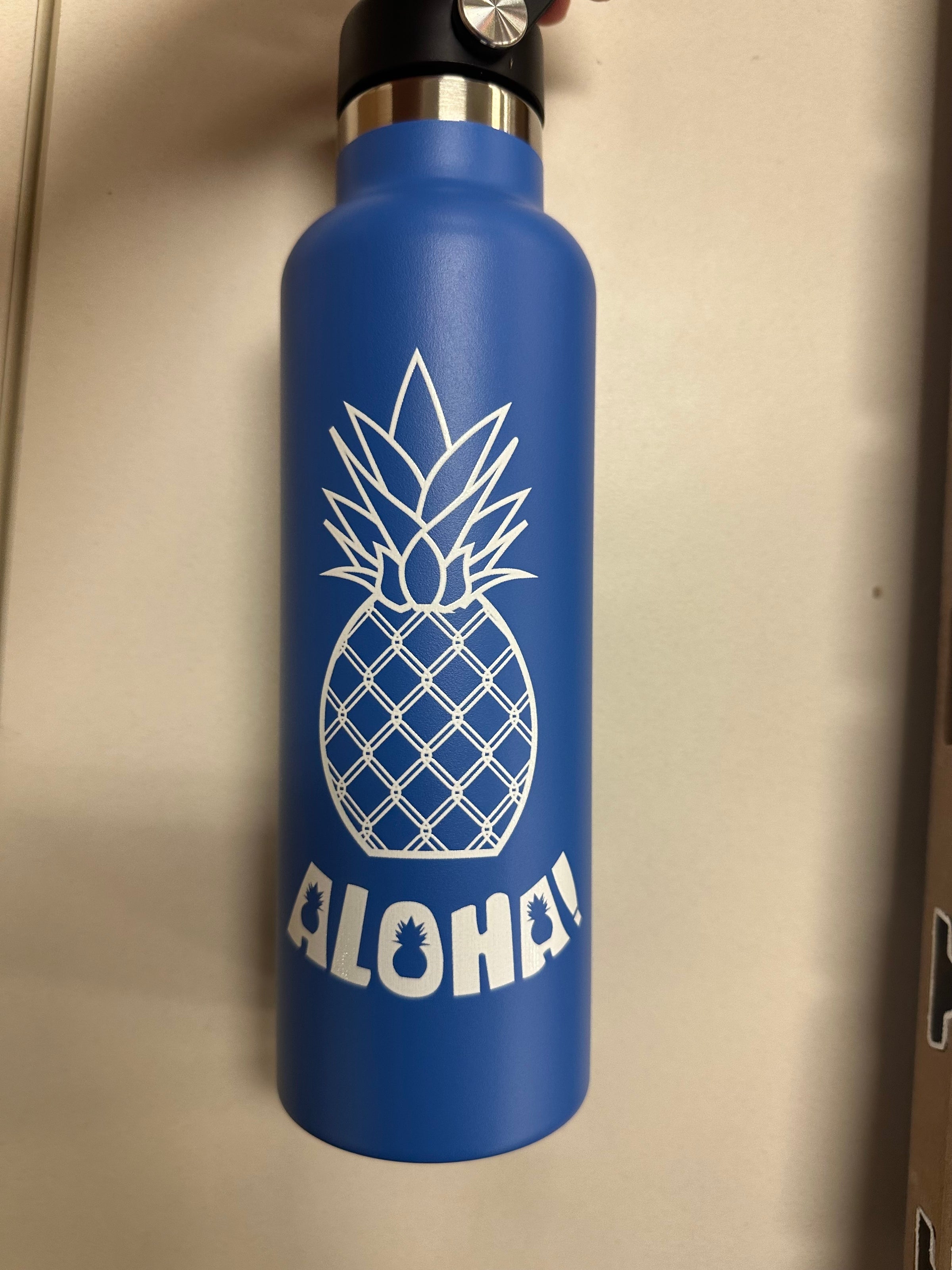 Hydro Flask (Aloha Pineapple) Standard Mouth with Flex Cap