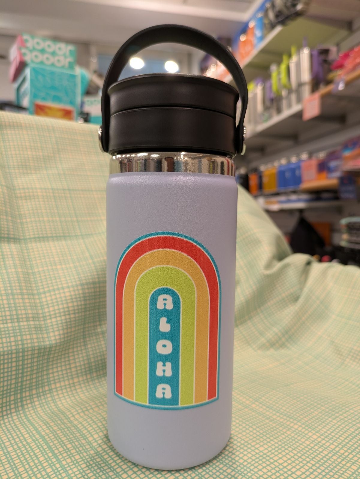 ハイドロフラスク アロハ レインボー Hydro Flask Engraved (Aloha Rainbow) Wide Mouth with Flex
