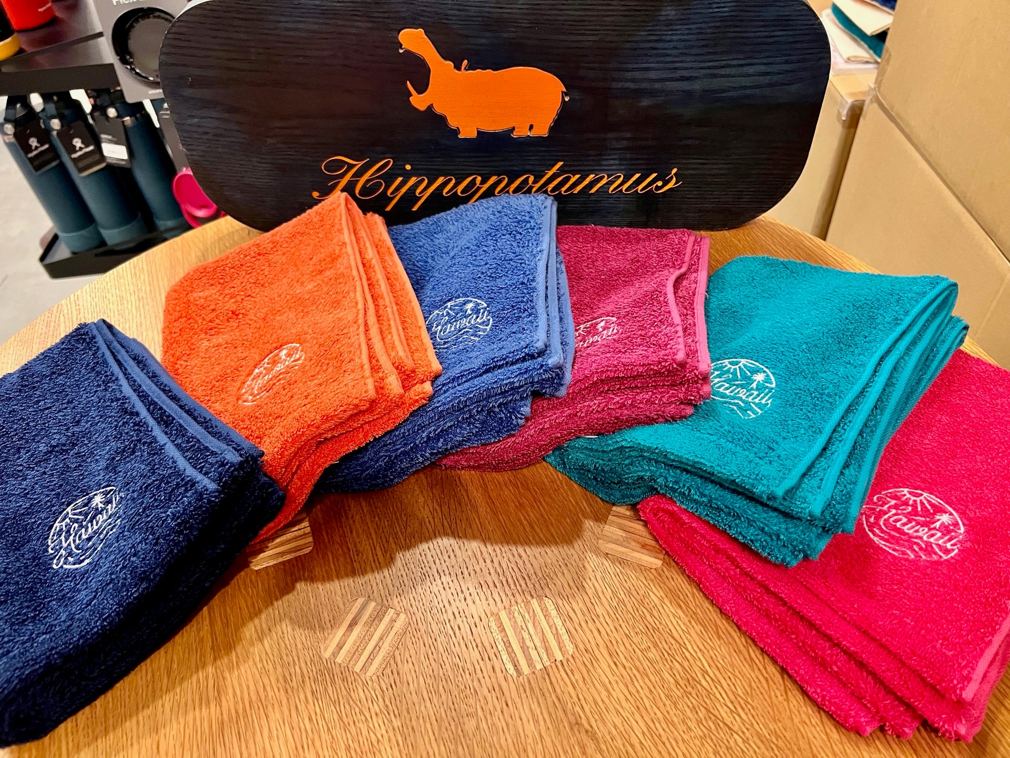 Hippopotamus - Hawaii Exclusive Face Towel ヒポポタマス【ハワイ