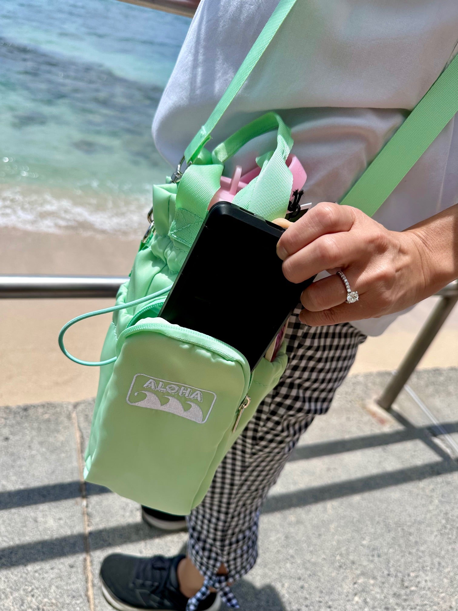 LeaLea Exclusive) Aloha Water Bottle Bag【LeaLea限定】アロハ 