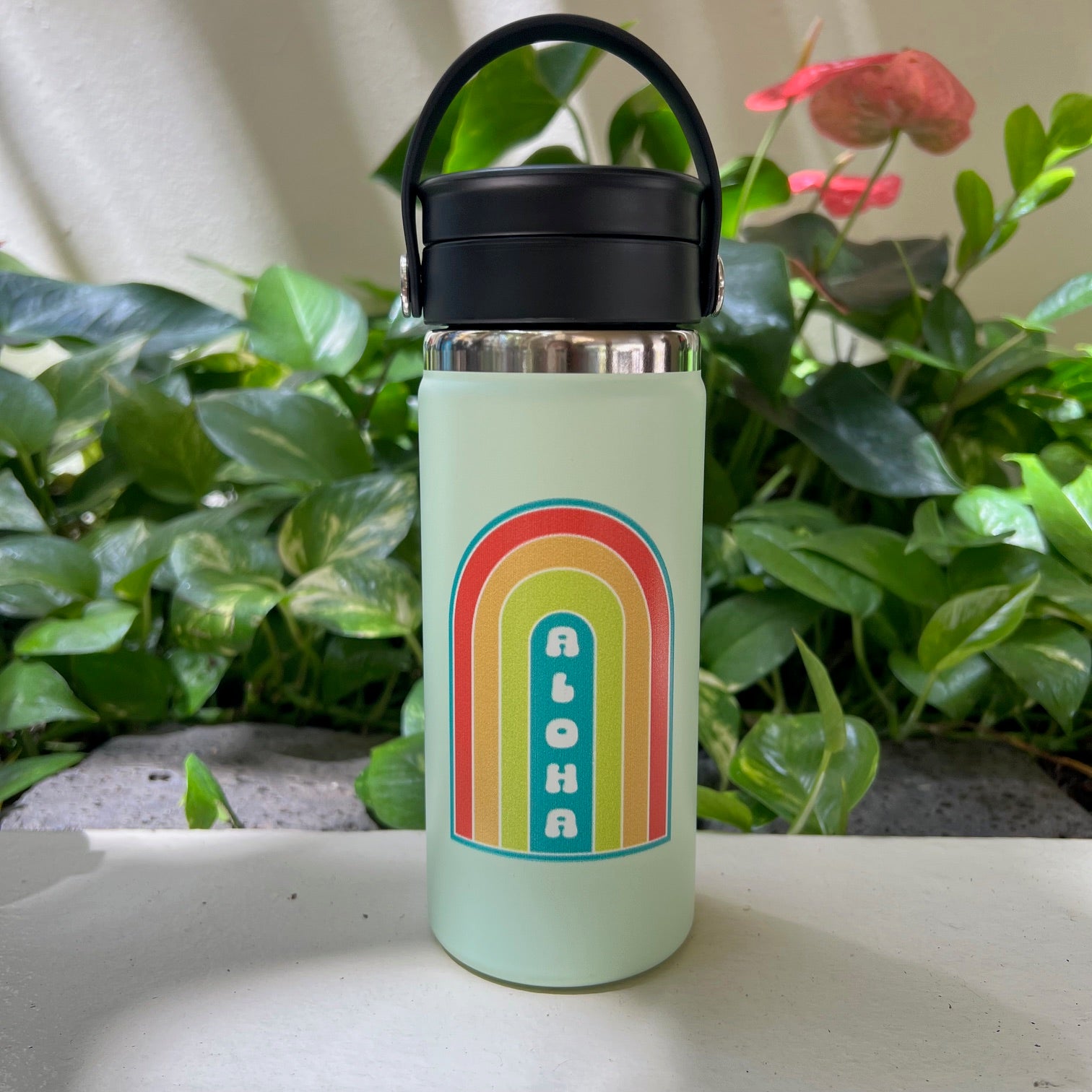 20-60代からのファッション通販  Rainbow) (Aloha - Flask Hydro Wide Cap Sip Flex with Mouth 弁当箱・水筒
