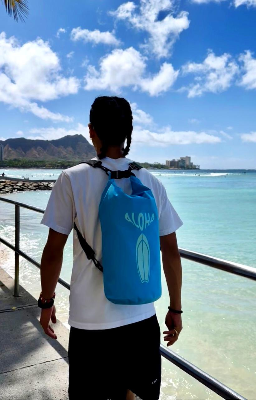 ALOHA Dry Bag-10L w/ 2 Straps アロハ ドライバッグ 10L