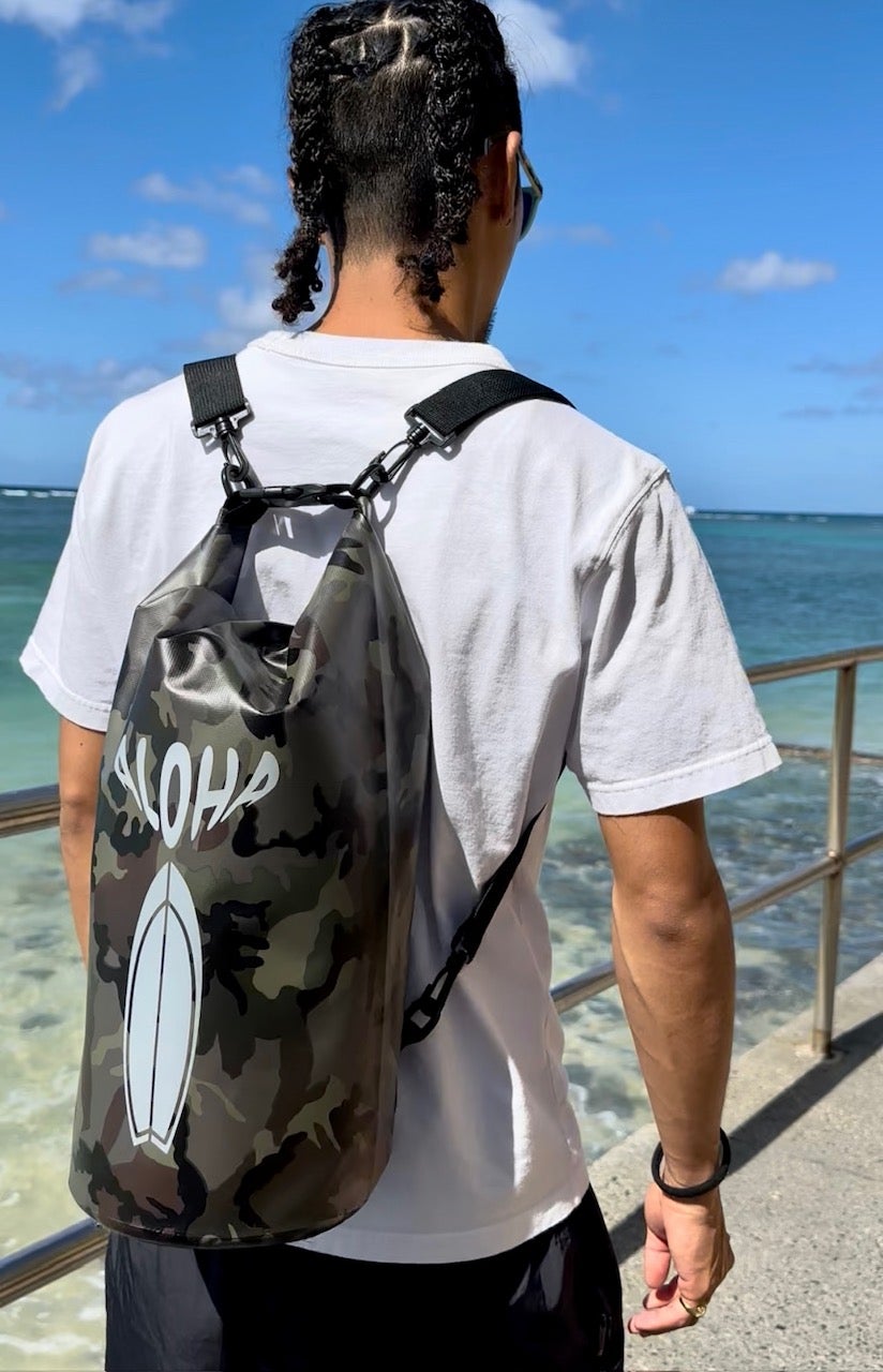 ALOHA Dry Bag-10L w/ 2 Straps アロハ ドライバッグ 10L