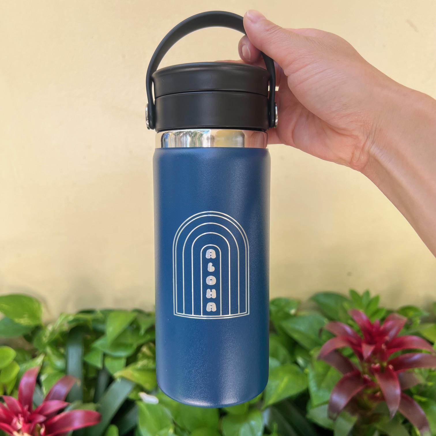 ハイドロフラスク アロハ レインボー Hydro Flask - (Aloha Rainbow) Wide Mouth with Flex Sip Cap