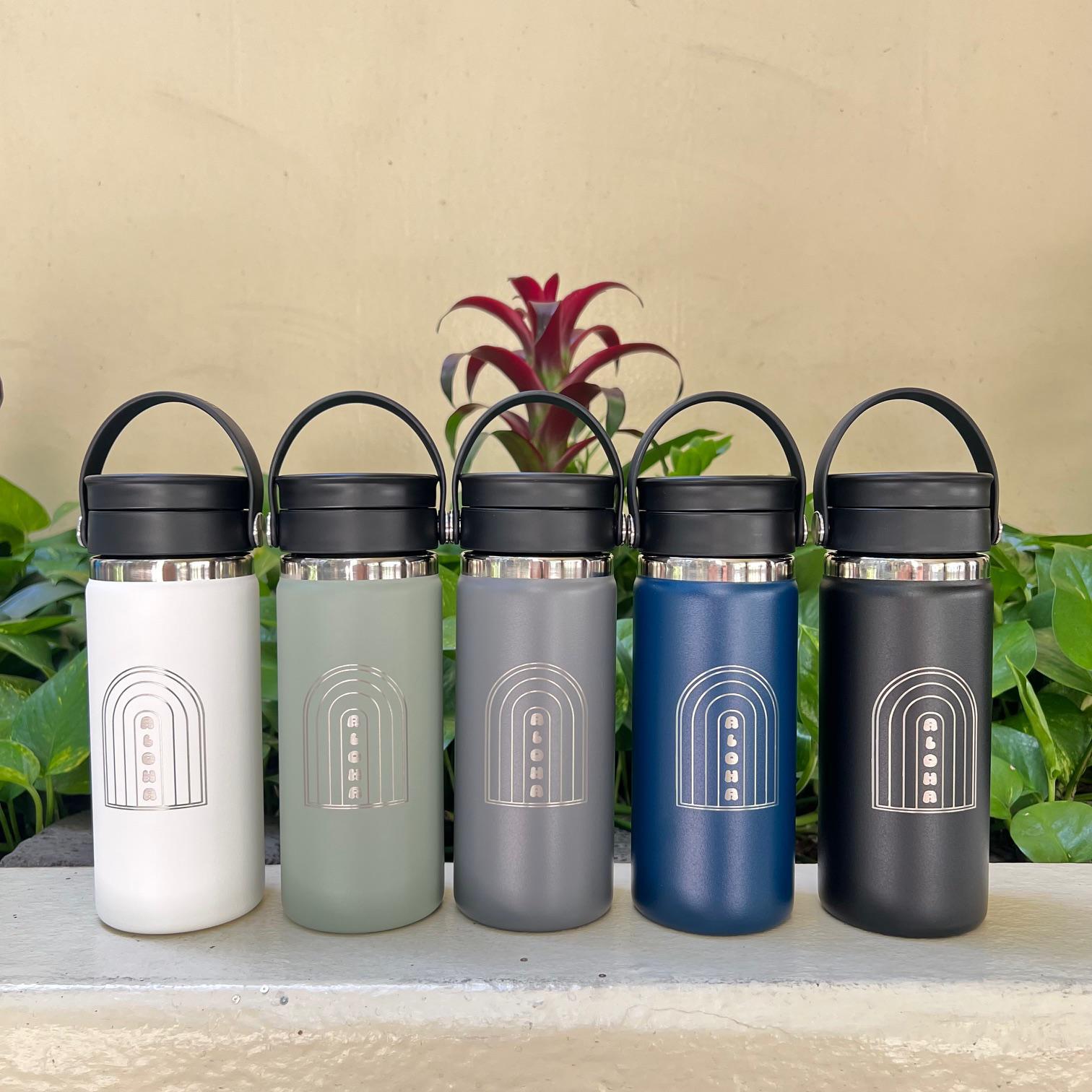ハイドロフラスク アロハ レインボー Hydro Flask - (Aloha Rainbow) Wide Mouth with Flex Sip Cap