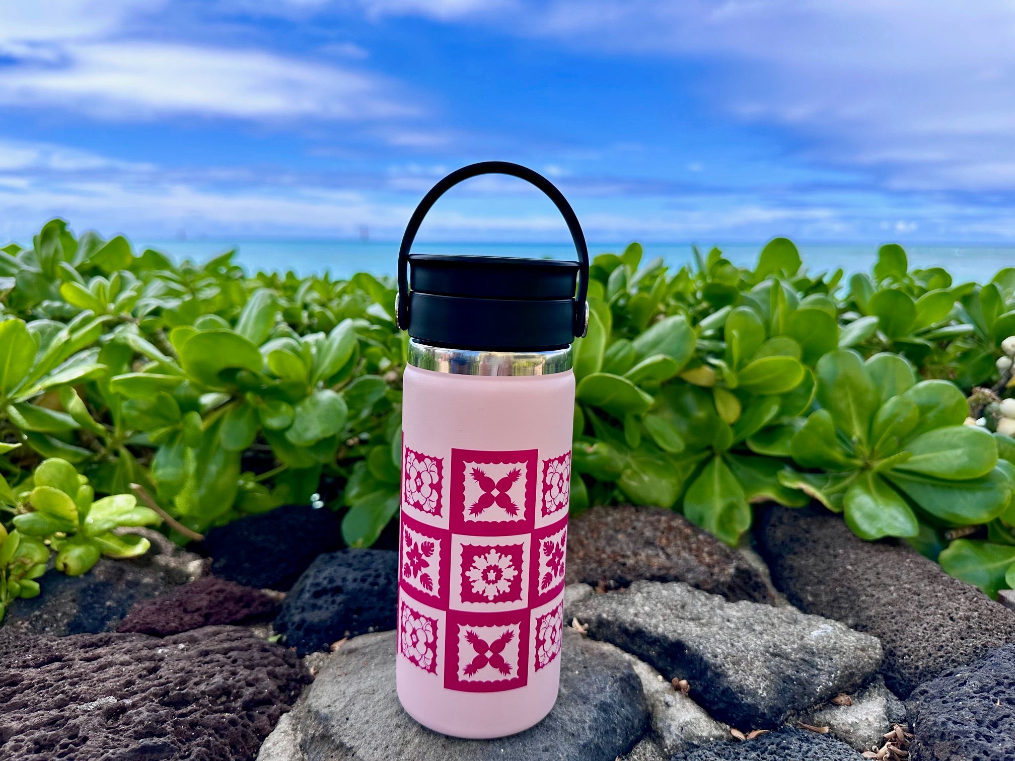 Hydro Flask - (Hawaiian Quilt) Wide Mouth w/ Flex Sip 16oz