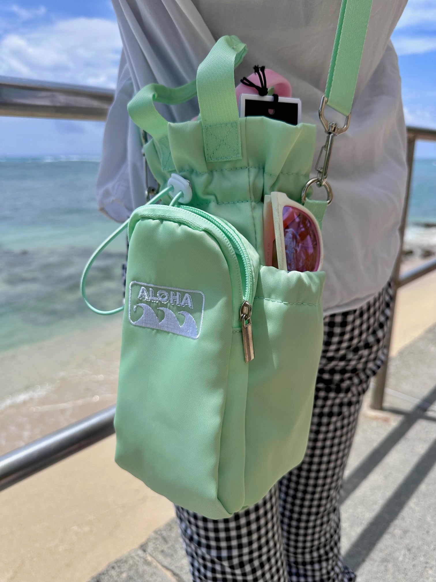 LeaLea Exclusive) Aloha Water Bottle Bag【LeaLea限定】アロハ 