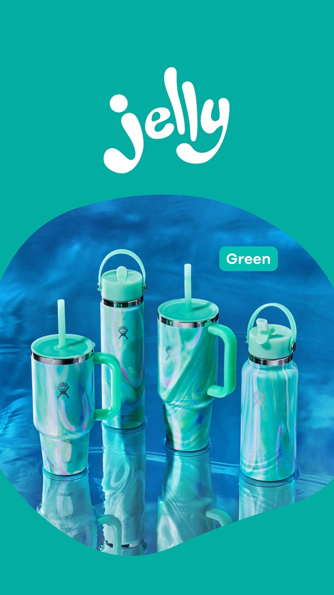 Hydro Flask (Jelly Collection) 32oz Wide Mouth with Straw