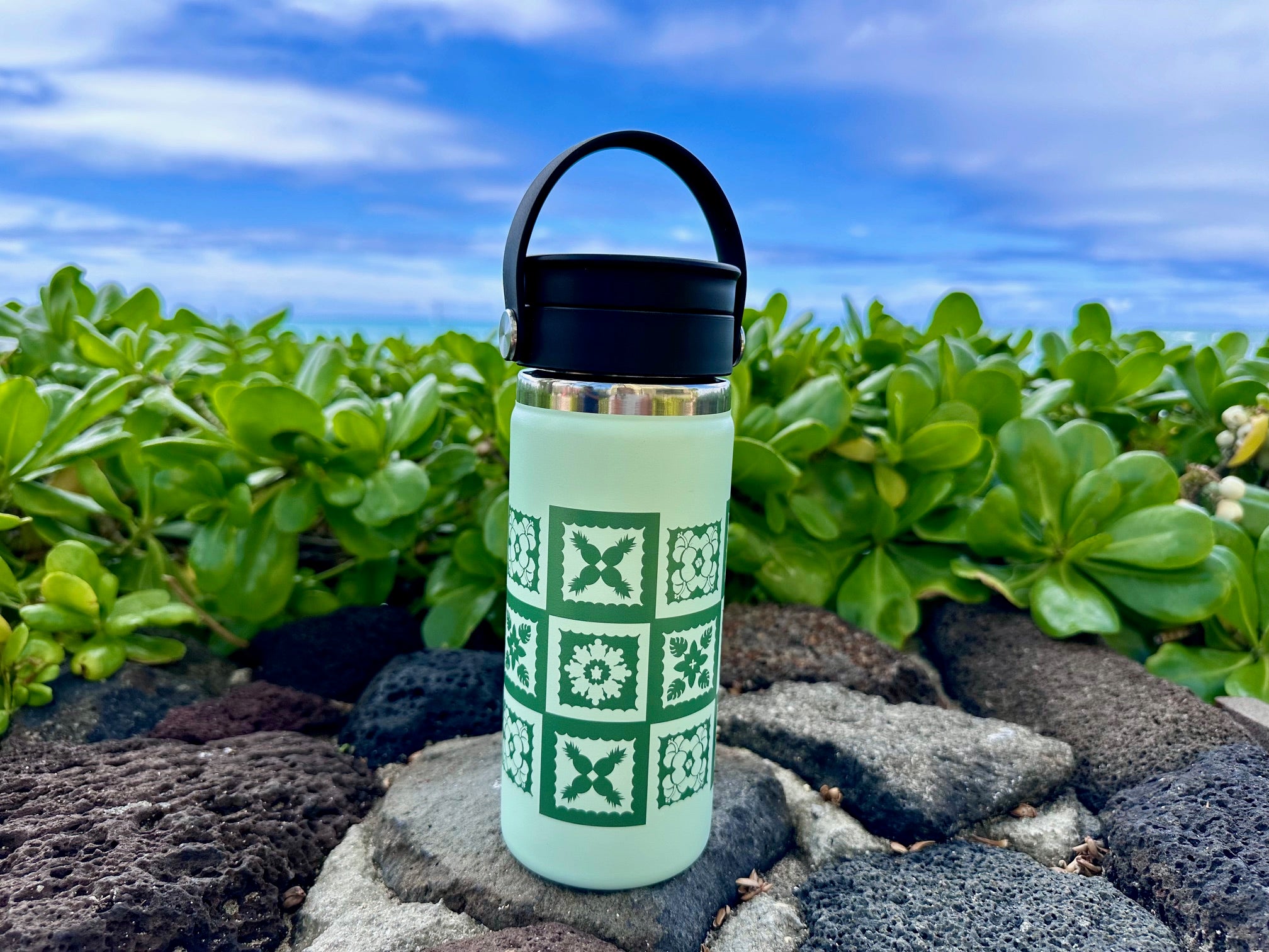 Hydro Flask - (Hawaiian Quilt) Wide Mouth w/ Flex Sip 16oz