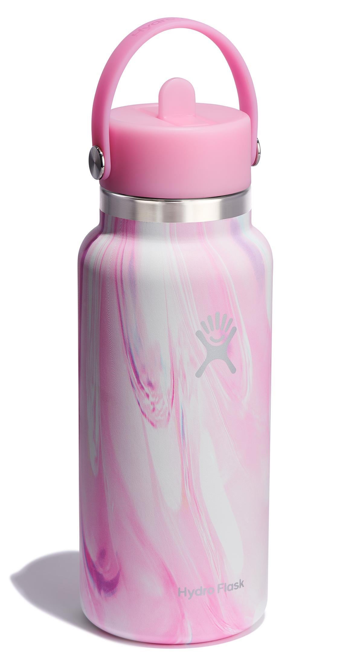 新品Hydro Flask 24oz Jelly Green 限定品/ストロー HydroFlask/ハイドロフラスク ステンレスボトル 'JELLY' ワイド