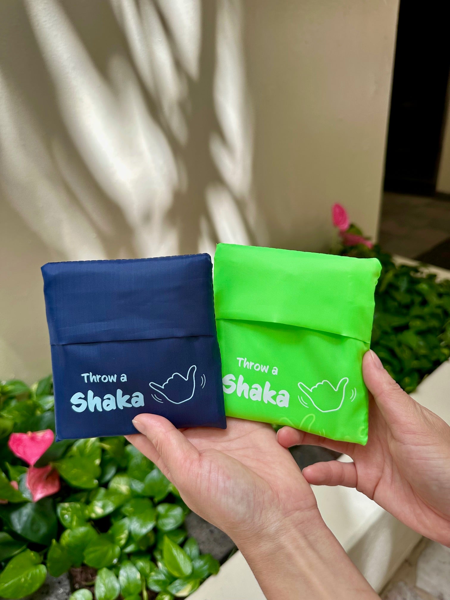 Lealea Original) Aloha Shaka Eco Bag 【LeaLea限定】アロハシャカ