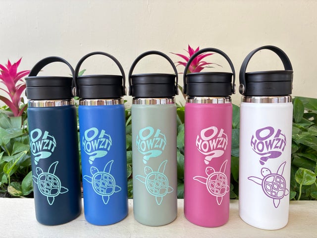 レア 新品! Hydro Flask ハイドフラスク 24oz HAWAII ハイドロフラスク/Hydro Flask 24 oz Wide Mouth Flex Straw