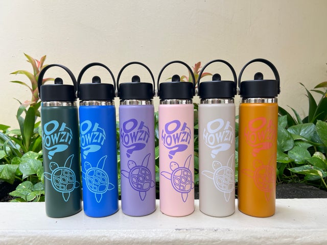 Hydro Flask - (Aloha Rainbow) Wide Mouth with Flex Sip Cap